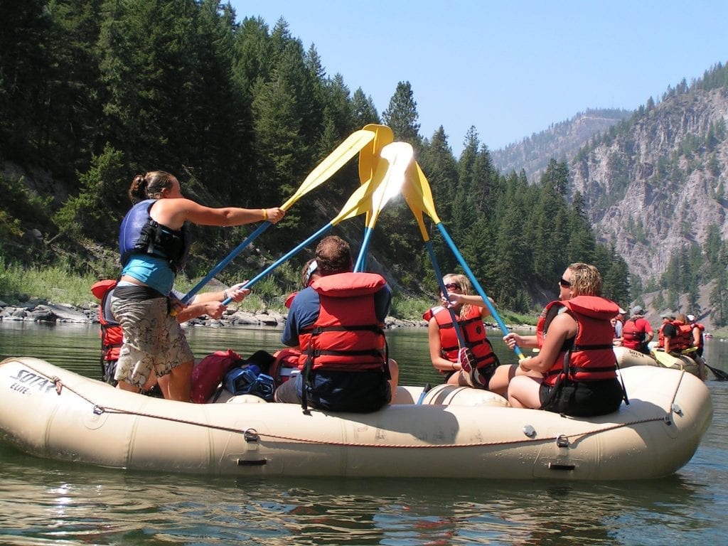 Whitewater and geocaching with Pangaea's famous whitewater river guides.