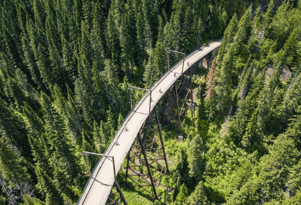 Hiawatha Trail in montana