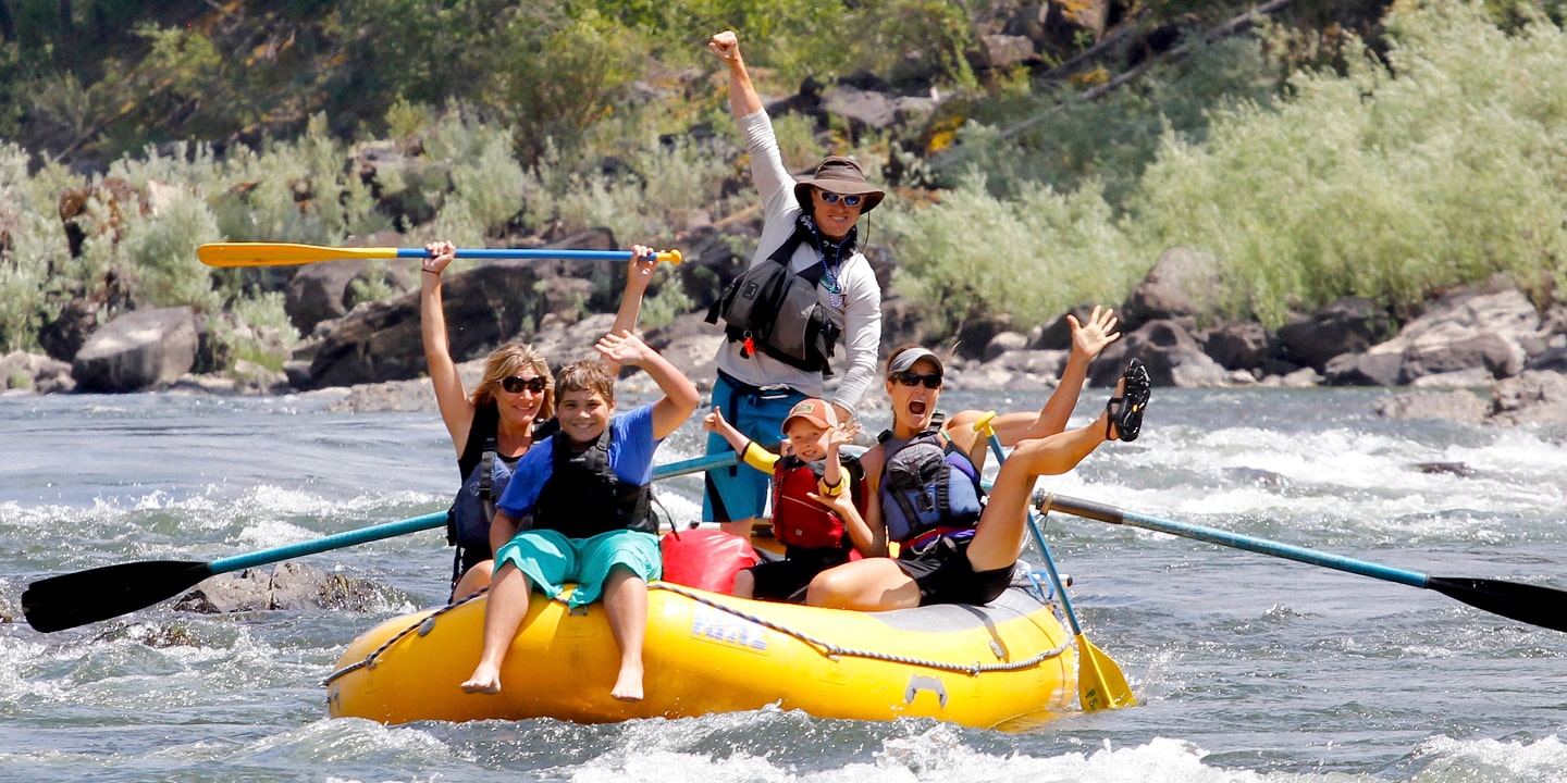 family blackfoot river whitewater rafting