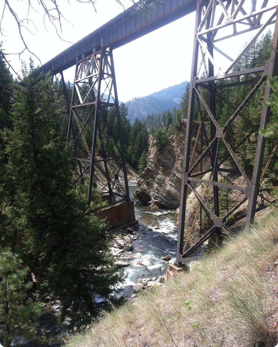 clark fork river from above