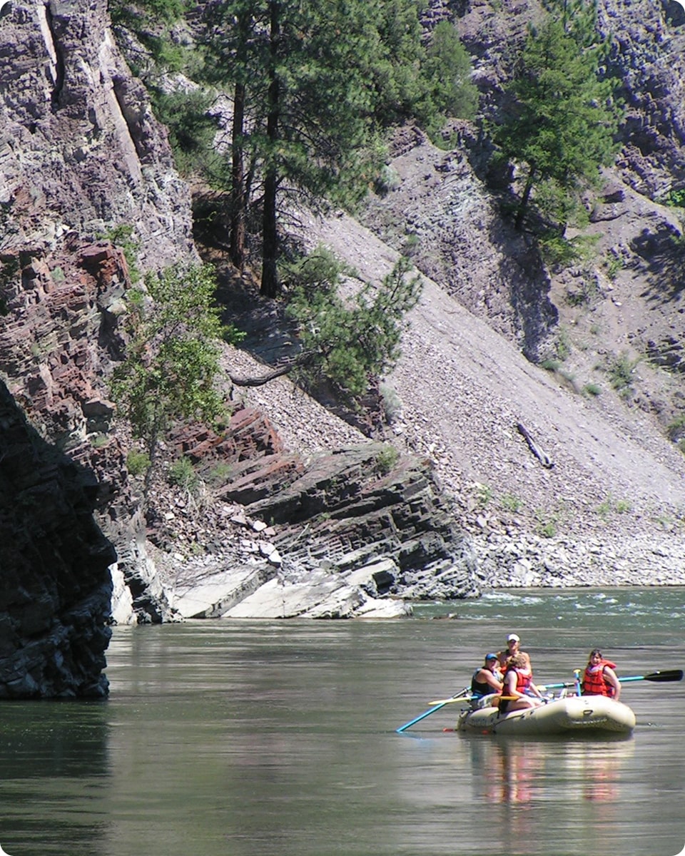 boat spokane river rafting