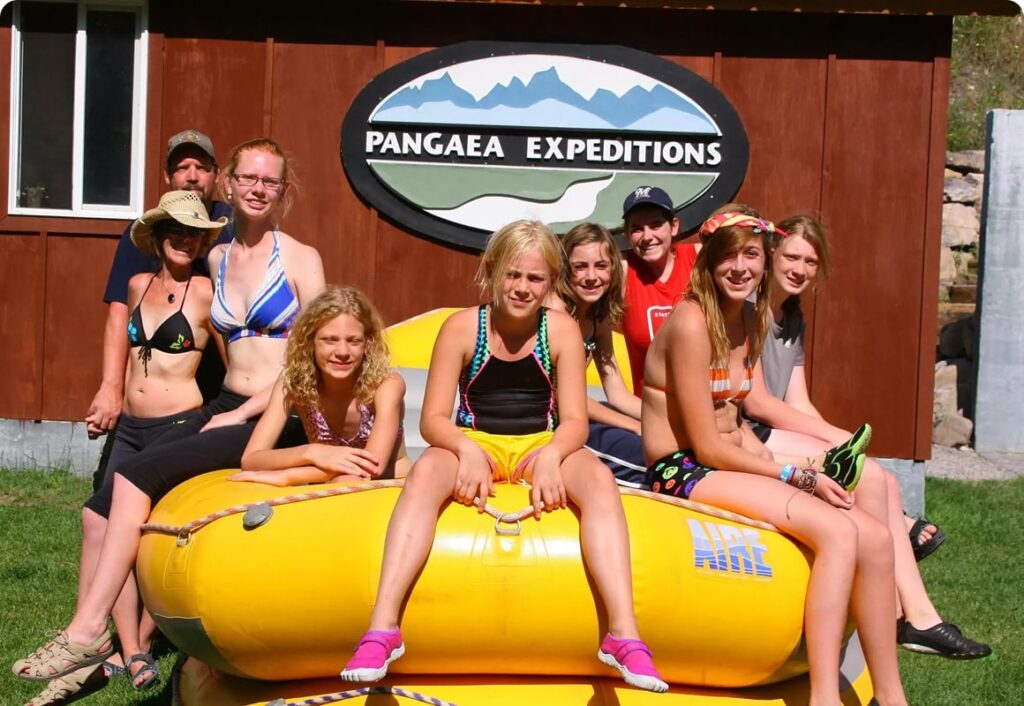 summer camp and group rafting trips